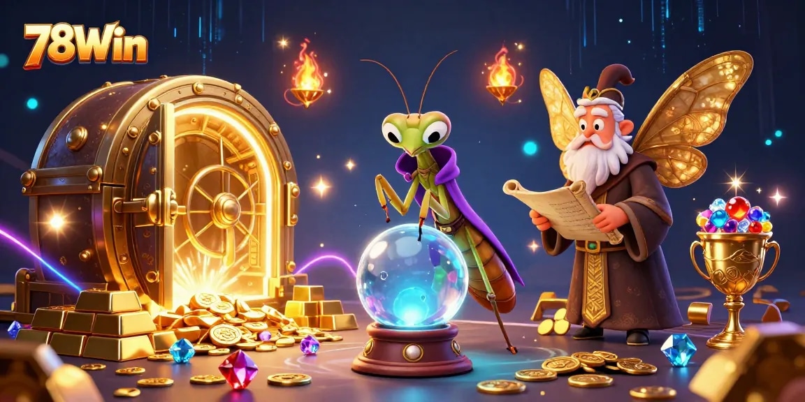 Engage with 78Win's exciting gaming universe featuring fortune tellers and treasure elements.