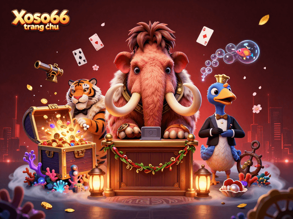 Xoso66 trang chủ invites players to join the excitement of majestic 3D casino adventures.