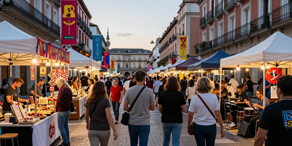 Noticias de Madrid durante festividades culturales en la ciudad, mostrando la diversidad y alegría de la comunidad.