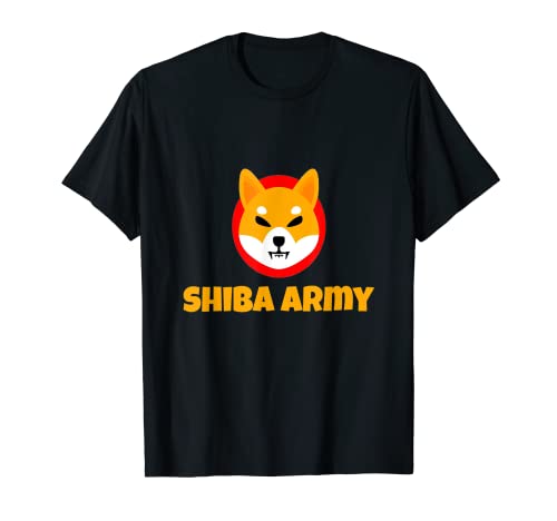Shiba Inu Crypto Shib Army Hodler Coin Cryptocurrency Camiseta