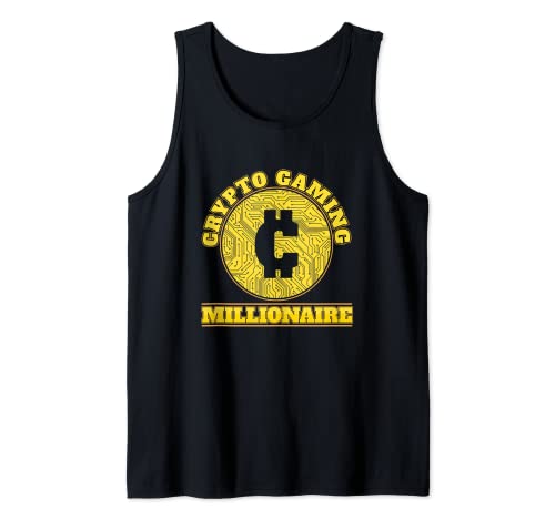 Crypto Gaming Millionaire Crypto Gamer Play To Earn Games Camiseta sin Mangas