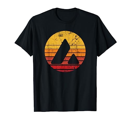 Avalanche AVAX Retro Crypto HODL criptomoneda Avalancha Camiseta