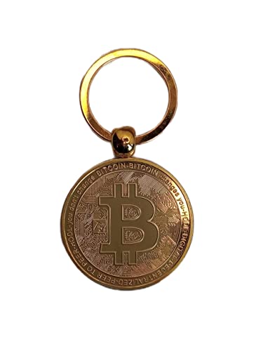 Bitcoin Moneda Llavero