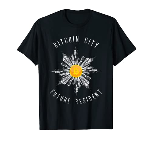 Bitcoin City EL Salvador Moneda Crypto Camiseta