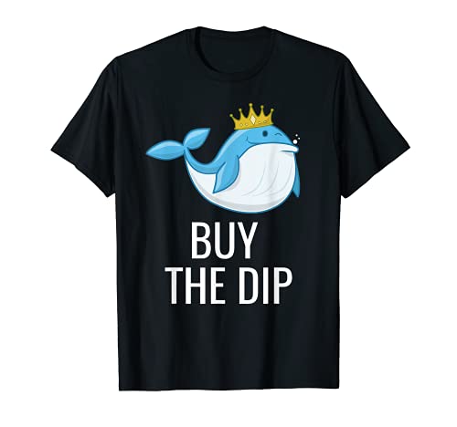 Whale Buy Dip Crypto Cryptocurrency Camiseta