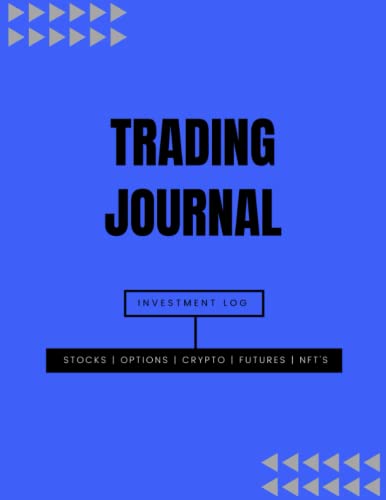 Trading Journal: Stock trading log book with index and strategy / notes section. Suitable for stocks, options, crypto currency and more.