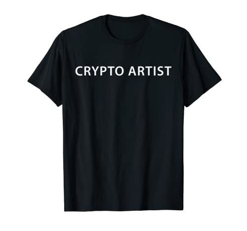Blockchain Digital Artwork Crypto Art, NFT Crypto Artist Camiseta