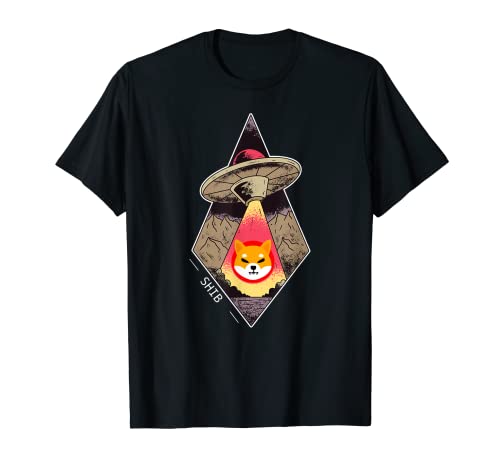 Shiba Inu SHIB Crypto UFO Moneda gráfica HODL Camiseta