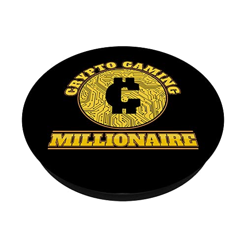 Crypto Gaming Millionaire Crypto Gamer Play To Earn Games PopSockets PopGrip Intercambiable