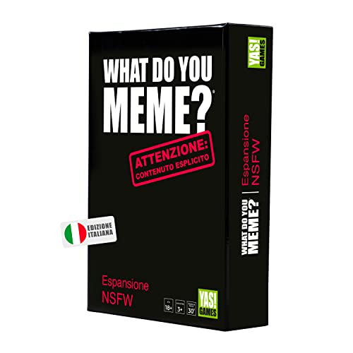 ¿Expansión What Do You Meme? NSFW - Yas Games - El Único En Italiano, Desde Hace 18 años en adelante