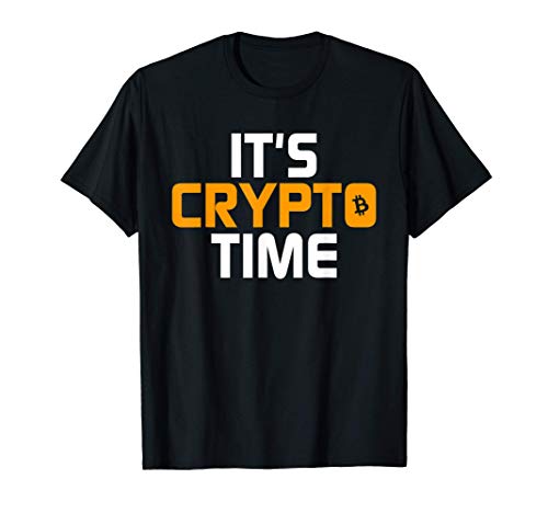 It's Crypto Time Cryptocurrency Obsessed BTC Camiseta