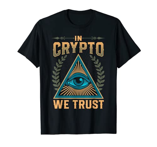 En Crypto We Trust Confiamos en las Criptomonedas Camiseta