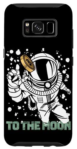 Carcasa para Galaxy S8 Bitcoin & Crypto - Astronaut: To the Moon