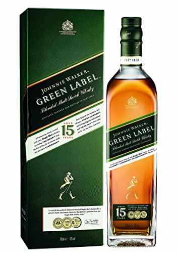 Johnnie Walker, Green label, Whisky escocés blended, 700 ml