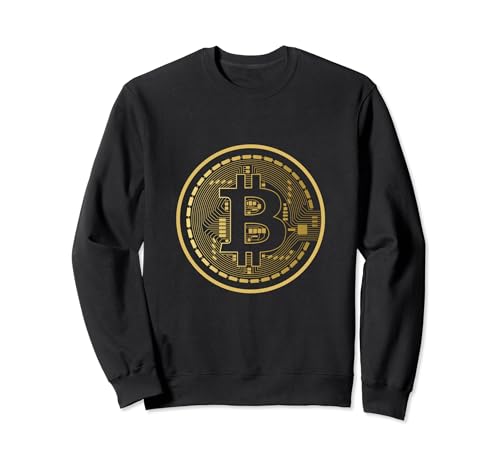 Bitcoin Crypto Moneda BTC Moneda Blockchain Dinero Sudadera