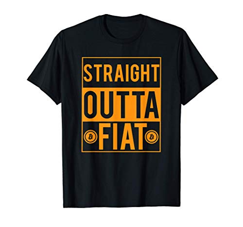 Straight-Outta-Fiat | Funny Bitcoin Crypto$ Camiseta