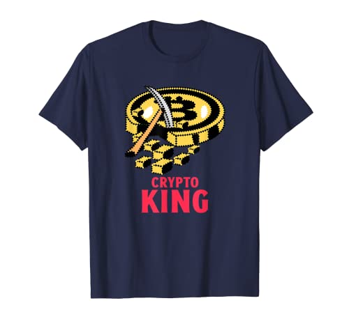 Crypto King Minería de criptomonedas Camiseta