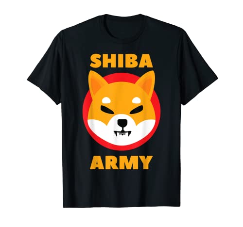 Shiba Inu Token Crypto. Shib Army Hodler Moneda Criptomoneda Camiseta