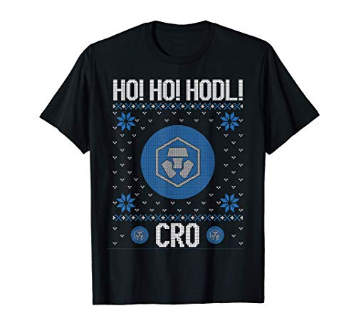 Ho Ho HODL Crypto.com Fun CRO Crypto.com Cryptocurrency Gear Camiseta