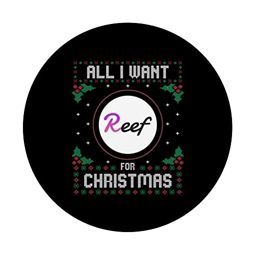 Reef Christmas Crypto Sweater Todo lo que quiero para Navidad es PopSockets PopGrip Intercambiable
