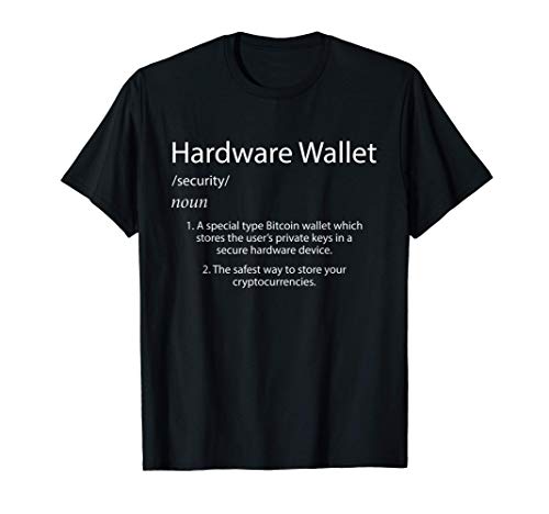Hardware Wallet Definition Cryptocurrency Blockchain Crypto Camiseta
