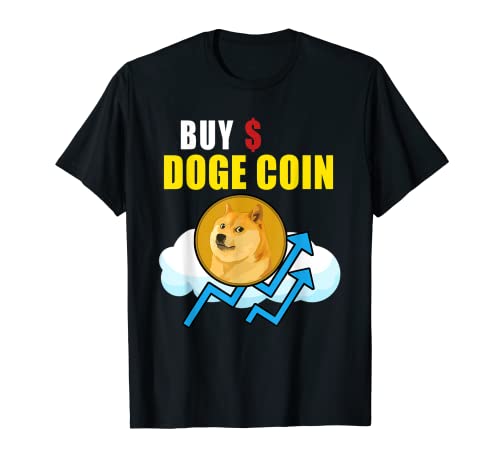 Hombres Comprar Doge Moneda Shiba Inu Crypto Memecoin Moneda Meme Camiseta