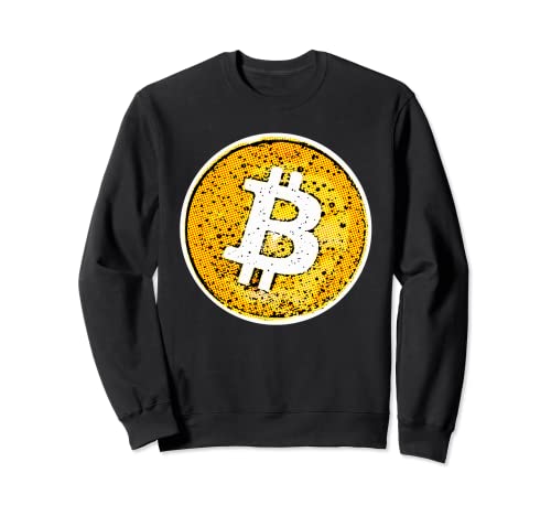 Bitcoin Comic BTC Coin Ether Token Crypto Blockchain Token Sudadera