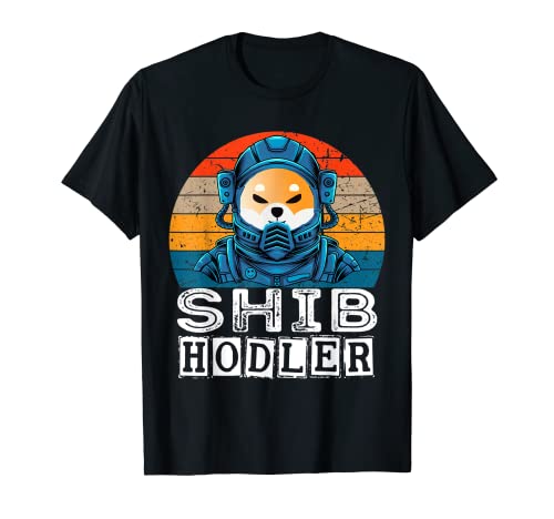 Criptomoneda Shiba Inu Shib Ejército a la Luna Crypto Meme Camiseta
