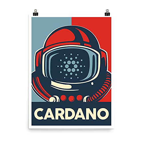 Cardano Poster, ADA Crypto wall poster, Crypto Bitcoin Cardano artwork, Crypto-currency blockchain Investors gift art wall poster