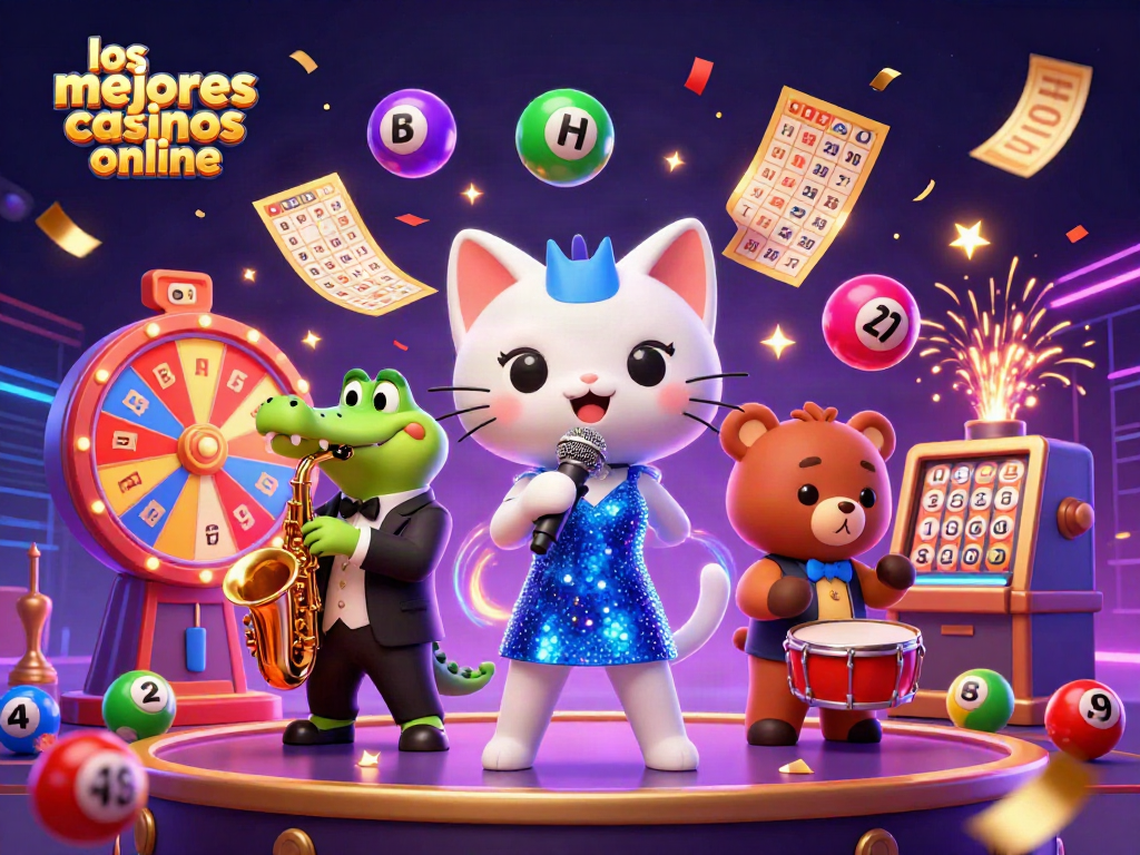 Los mejores casinos online: celebra con gatos, cocodrilos y osos en un estudio de casino animado.