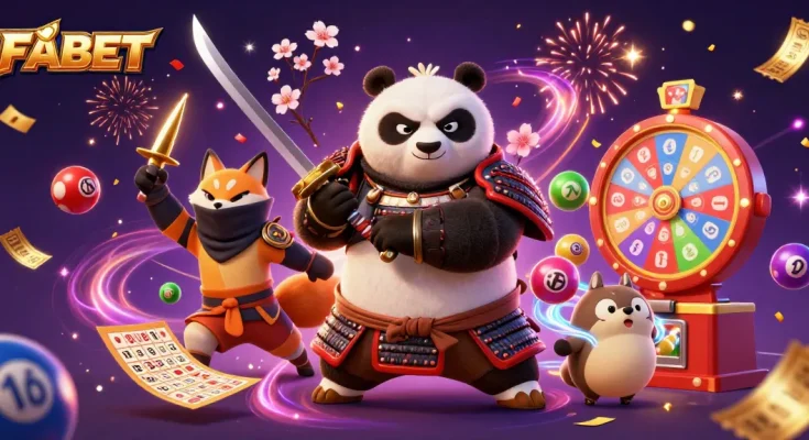 Join FABET for thrilling magical gaming adventures with samurai panda, ninja fox, and spirit tanuki.
